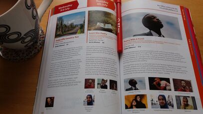 Photograph of Bradford Literature Festival brochure