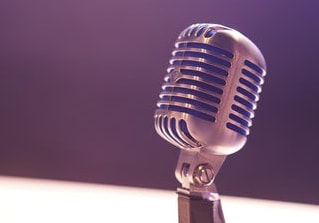 Photograph of a microphone